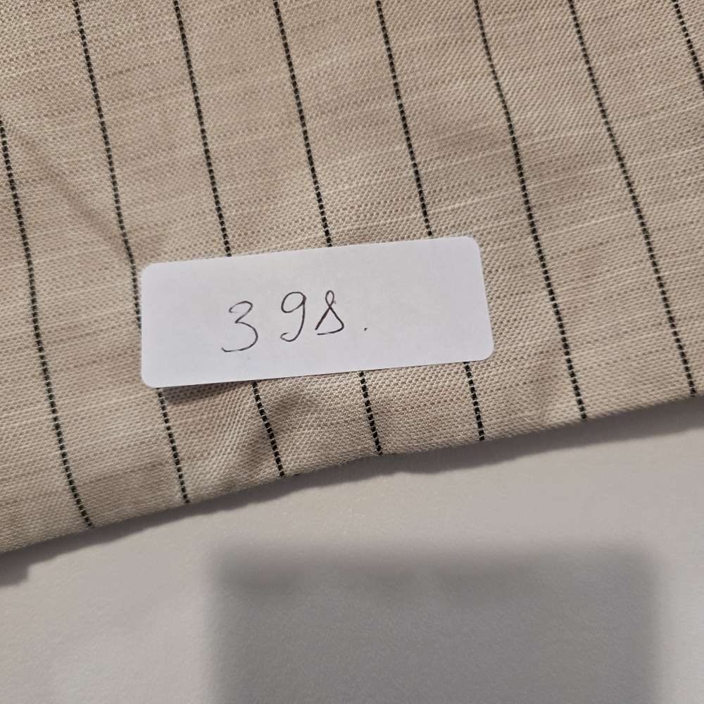 Reiss Andie Neutral Striped Linen Casual Dress Sleeveless V-neck Size 6 - Picture 14 of 14